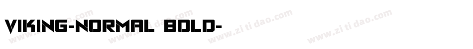 Viking-Normal Bold字体转换